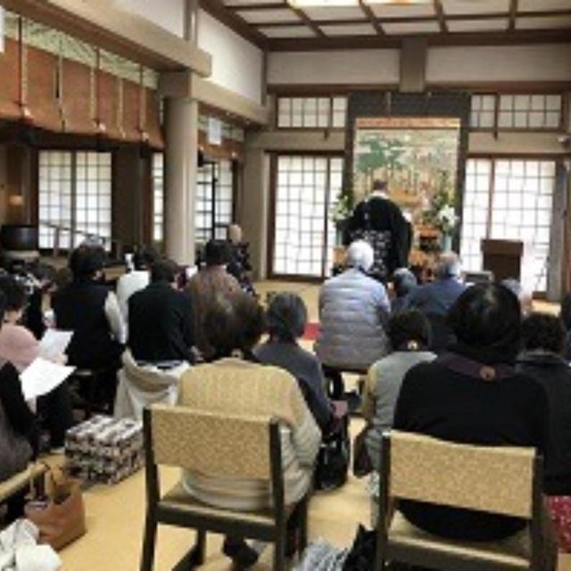 常楽会（お釈迦様の入滅を偲ぶ）の画像